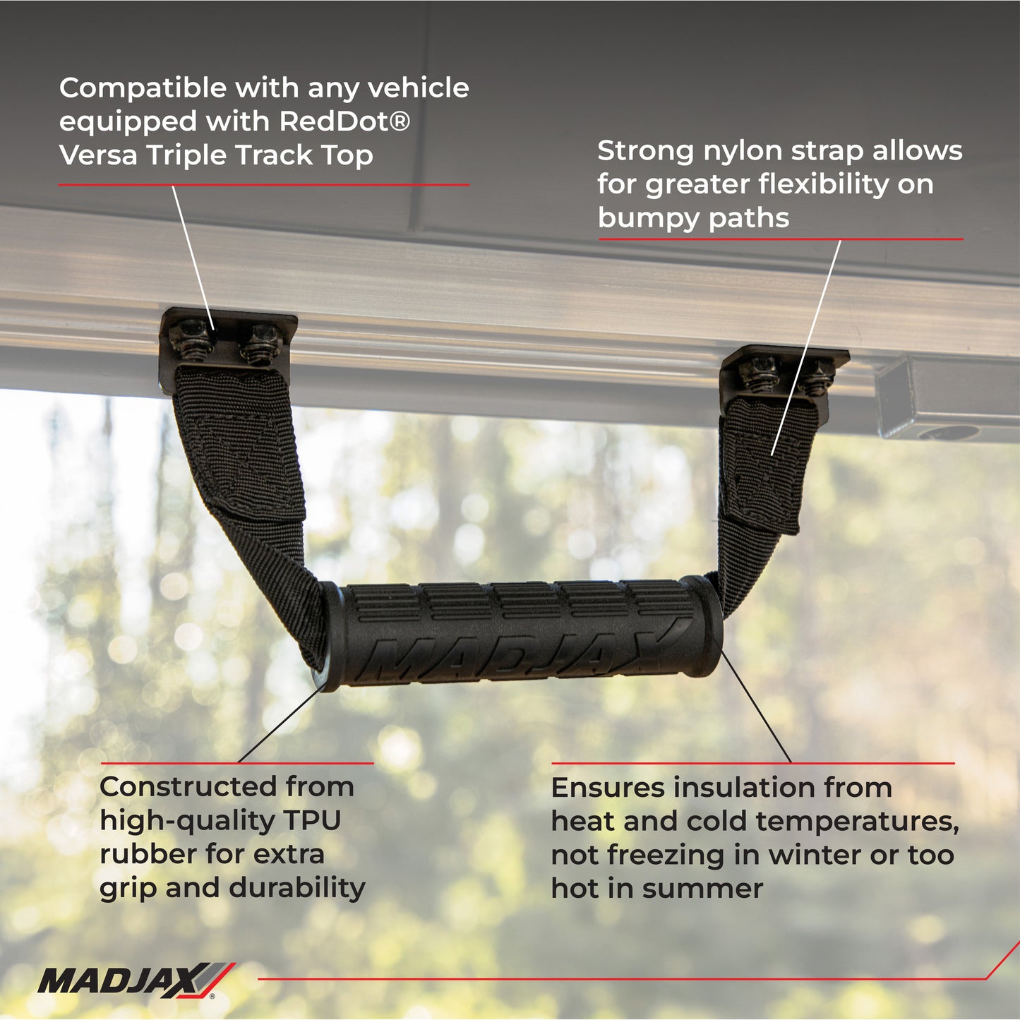 MadJax® Soft Style Grab Handle for Versa Triple Track Tops