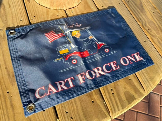 Cart Life TV Flag - Trump - Cart Force One