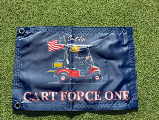 Cart Life TV Flag - Trump - Cart Force One