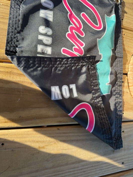 Cart Life TV Flag - Black Florida Logo