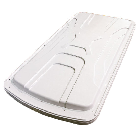 84 Inch White Low-Profile Versa Top with Triple Track