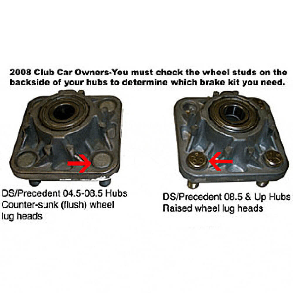 2008.5-Up Club Car Precedent - Jakes Front Disc Brake Kit -Non-Lifted-