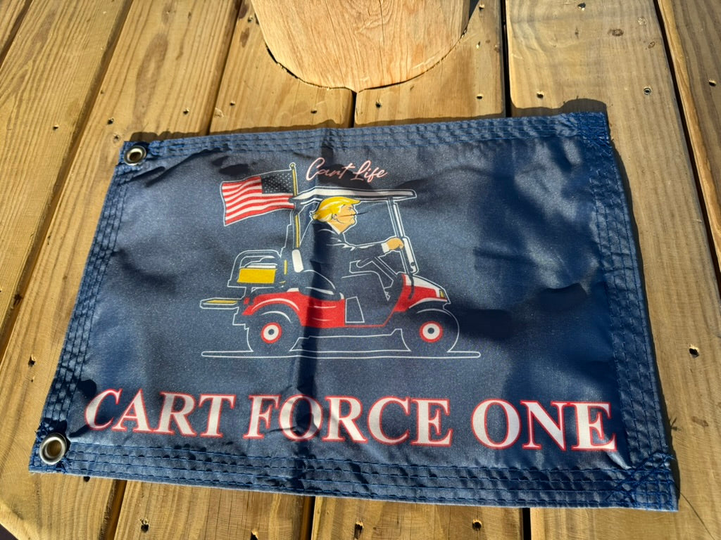 Cart Life TV Flag - Trump - Cart Force One