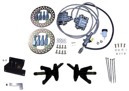 Jake’s™ Club Car DS Front Disc Brake Kit for Long Travel Lift Kits (Years 1981-2004.5)