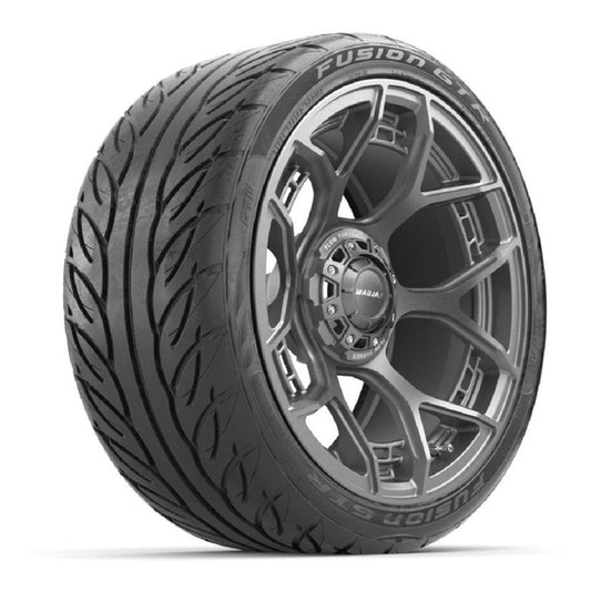 MadJax Flow Form Evolution 15 in Matte Bronze Wheels with 215/40-R15 Fusion GTR Street Tires - Set of 4