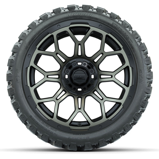 GTW® Bravo Bronze 15 in Wheels with 23 in Nomad All Terrain Tires - Set of 4