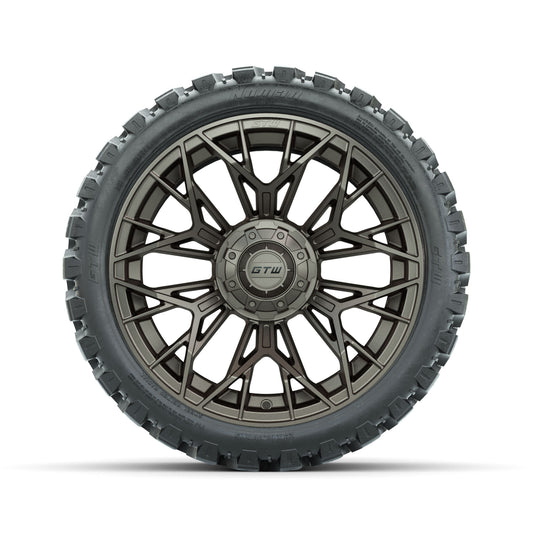GTW® Stellar Matte Bronze 15 in Wheels with 23x10-R15 Nomad All-Terrain Tires - Set of 4