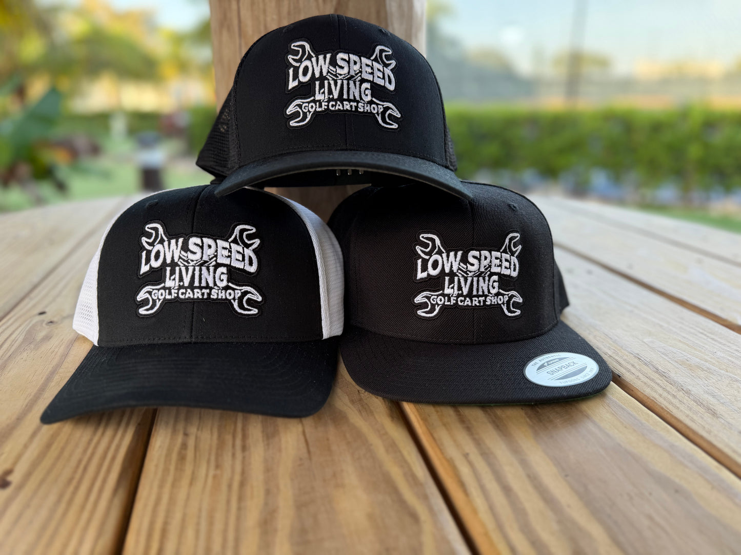 Low Speed Living Golf Cart Shop Hats