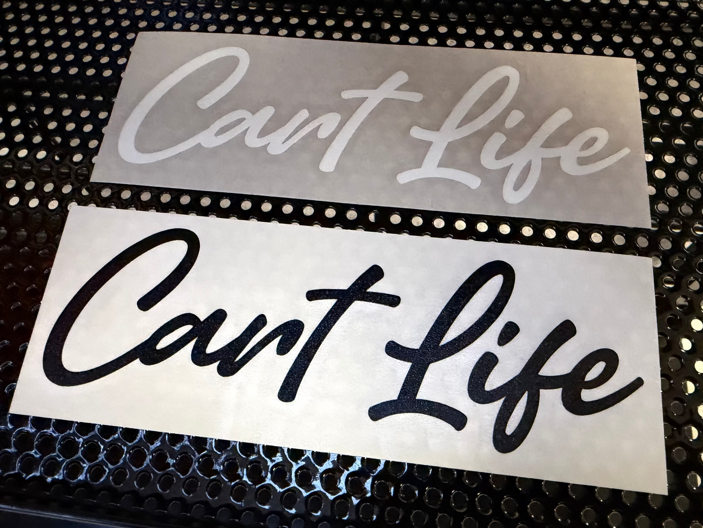 Cart Life Transfer Decals