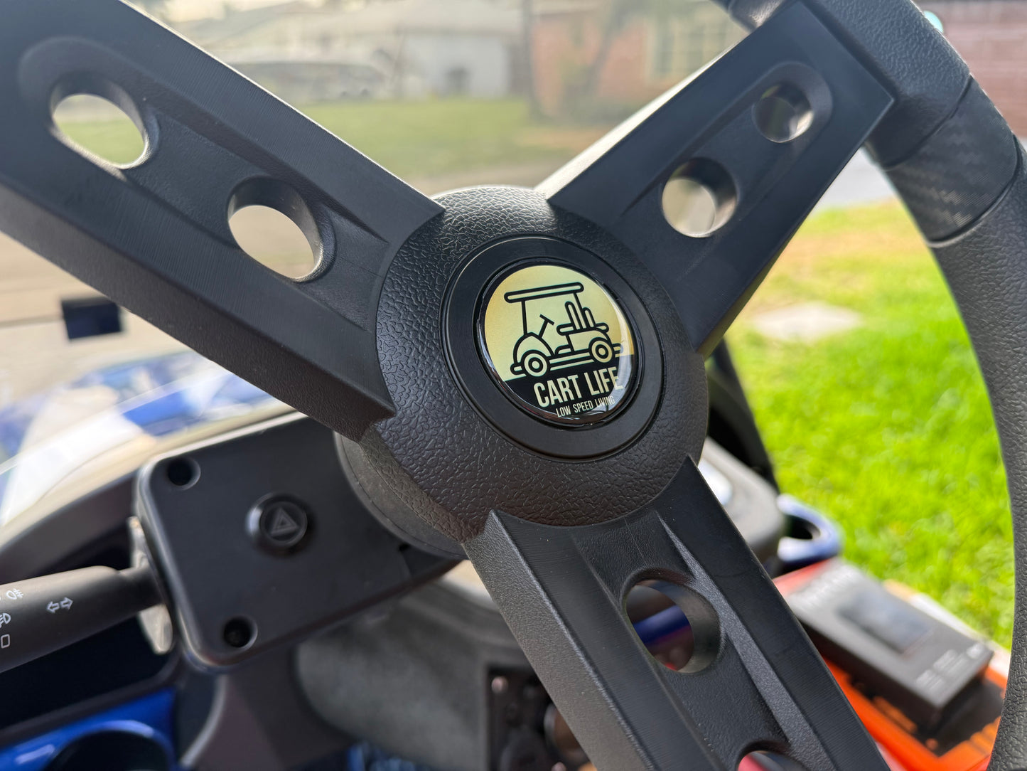 Cart Life Steering Wheel Sticker