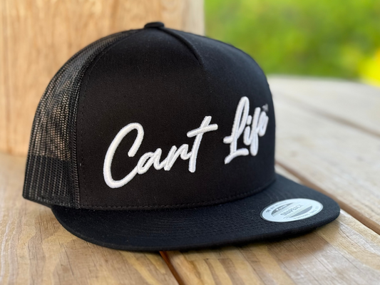Cart Life Flat Bill Trucker Snapback