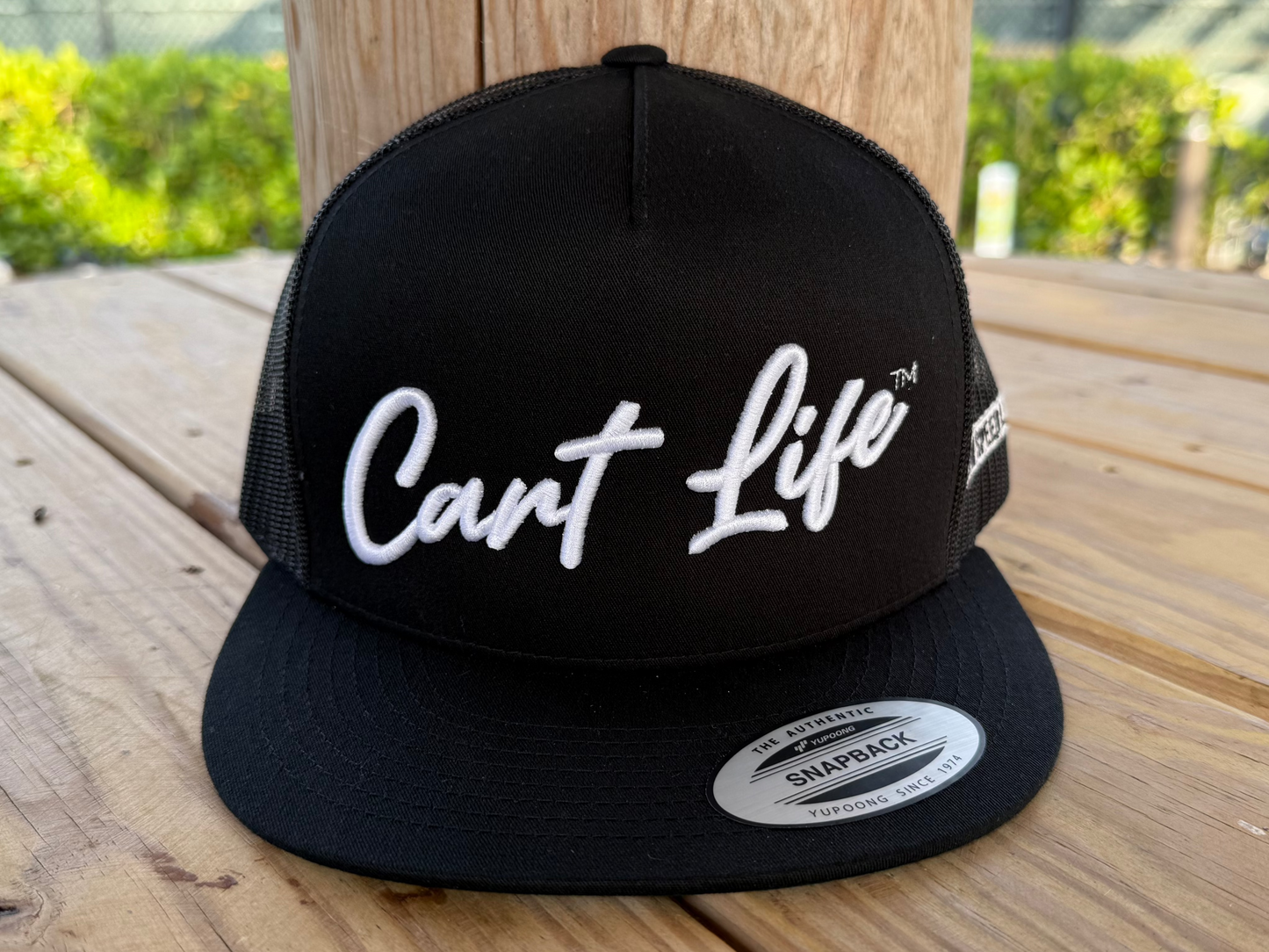 Cart Life Flat Bill Trucker Snapback