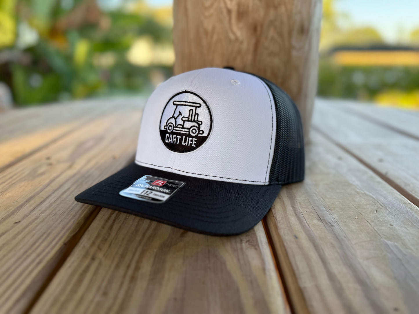 Cart Life Logo Hat - Black with White Front
