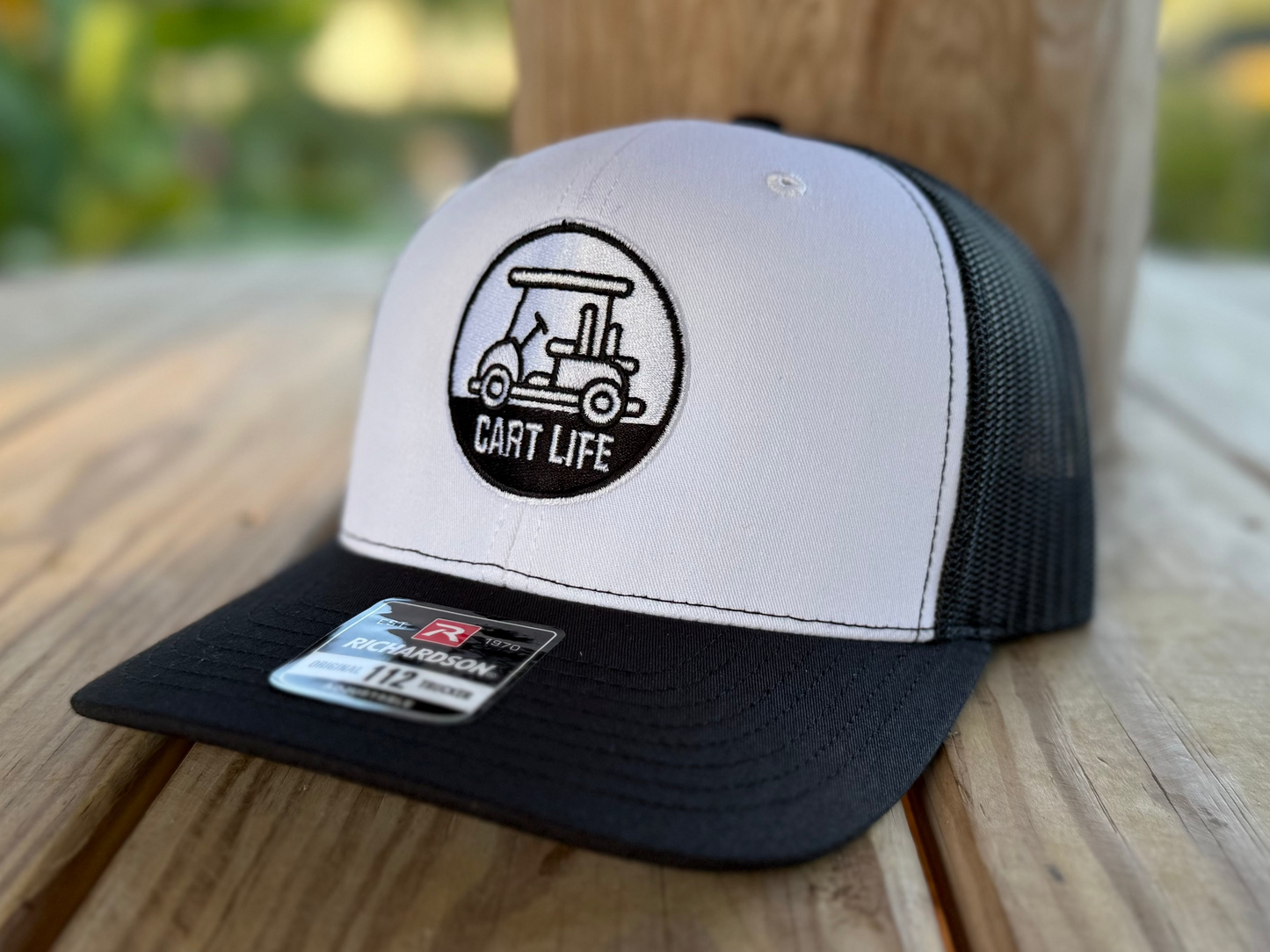 Cart Life Logo Hat - Black with White Front