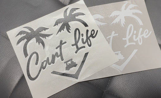 Cart Life Vinyl Transfer Sticker