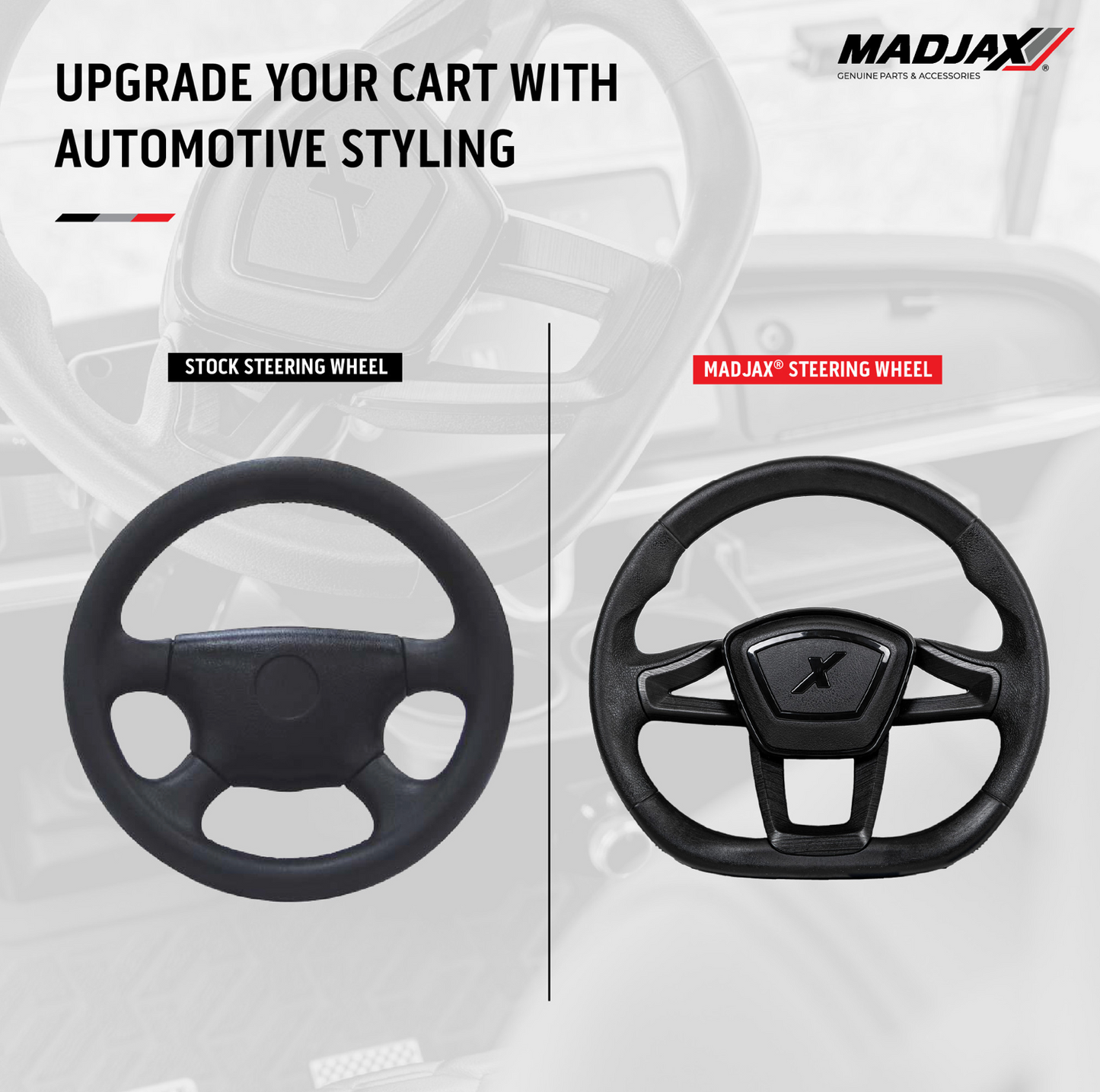 MadJax® Cruise Steering Wheel with All-in-One Adapter Bundle
