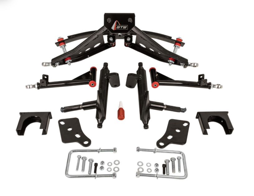 GTW 4 inch Double A-Arm Lift Kit for Club Car Precedent/Tempo