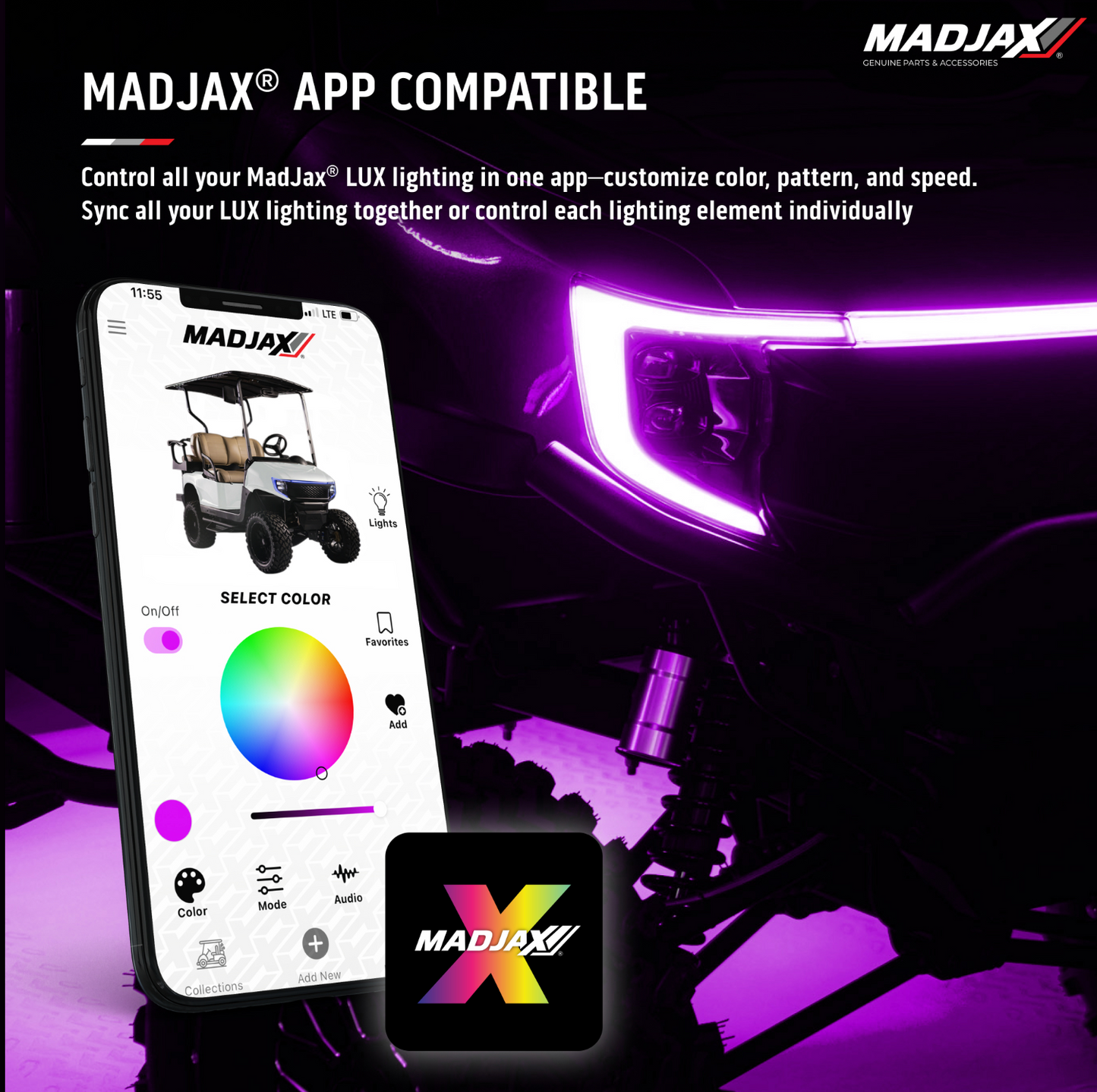 MadJax® Universal LUX Underglow Top Kit