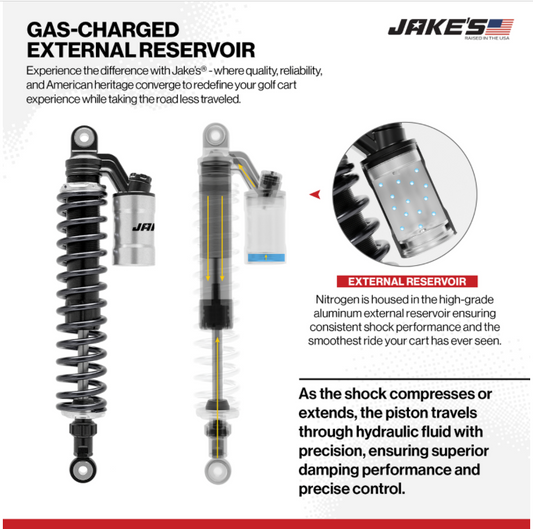 Jake’s Long Travel Shocks with External Reservoir