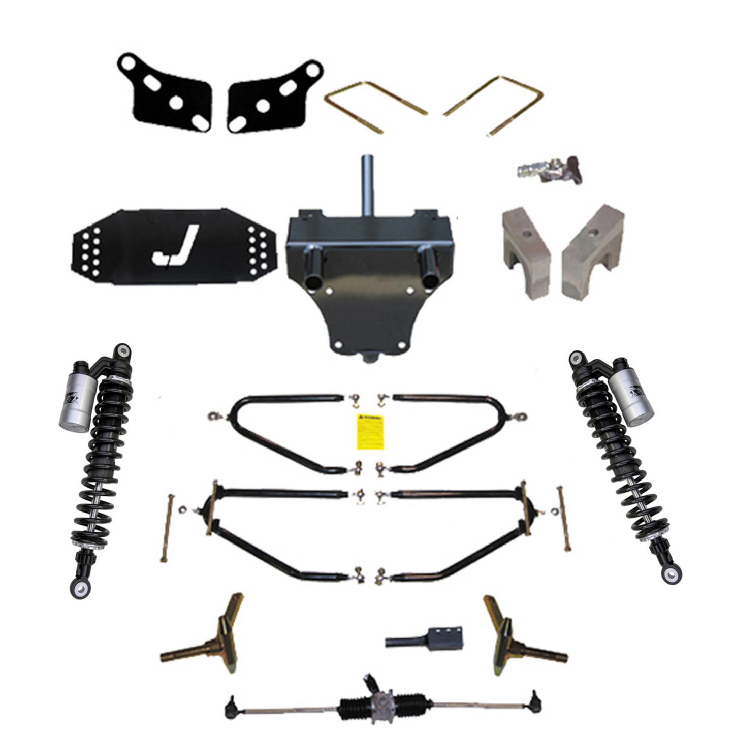01.5-09 Gas EZGO TXT - Jakes Long Travel w/Updated External Reservoir Shocks