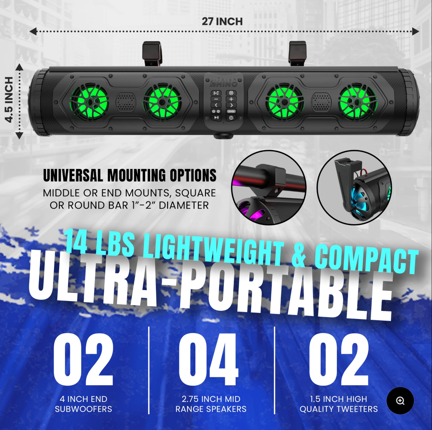 Lithium Rhino-GX500 Soundbar