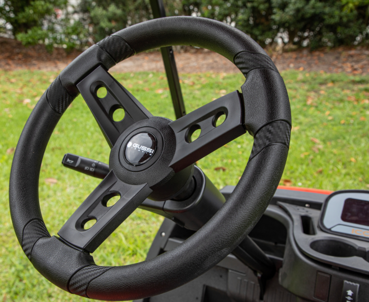 Gussi Italia® Lugana Black Steering Wheel - Pick Fitment