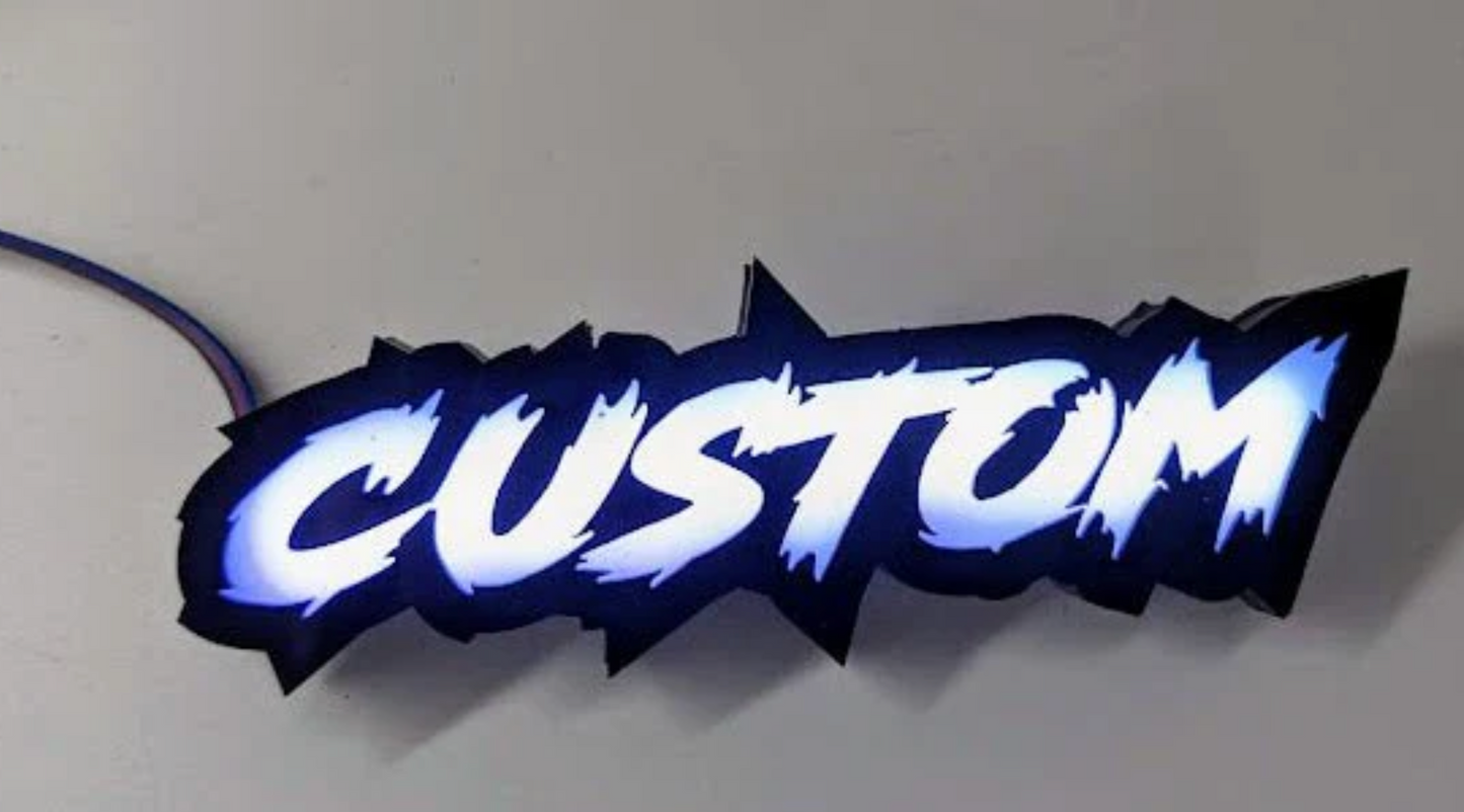 Custom Lighted Emblem - SLOW ROLLIN