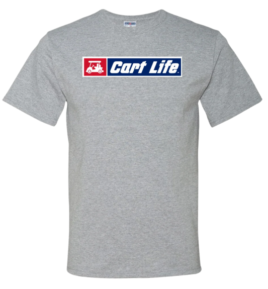 Cart Life Block Logo T-Shirt with Free Matching Sticker
