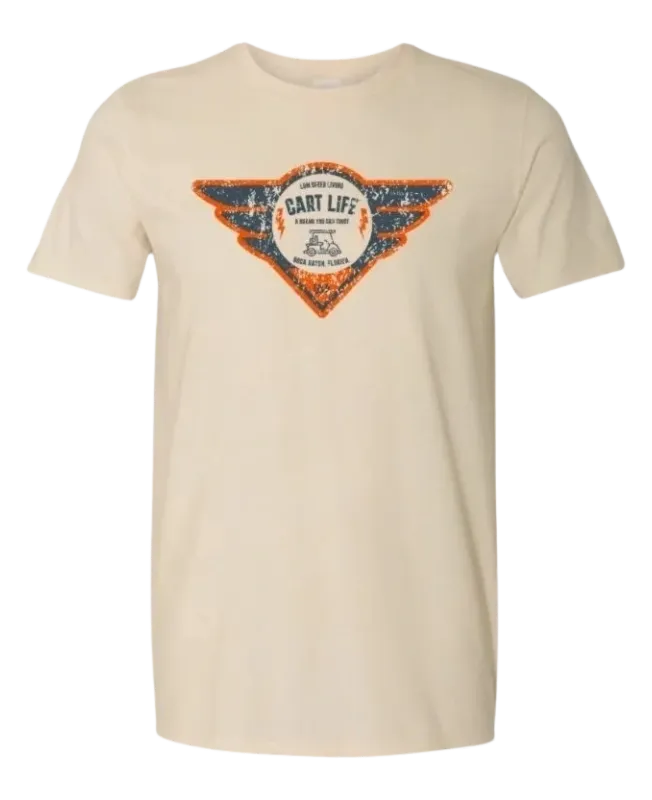 Cart Life Throw Back Natural T-Shirt
