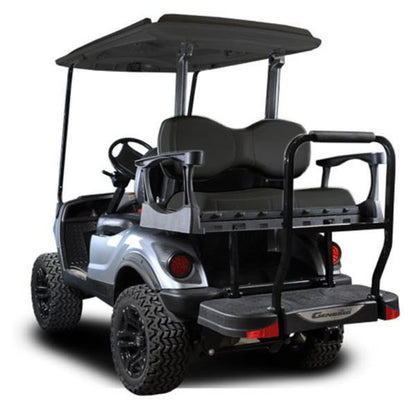 MadJax Genesis 300 Aluminum Rear Seat Kit with Deluxe Black Cushions for Yamaha Drive2