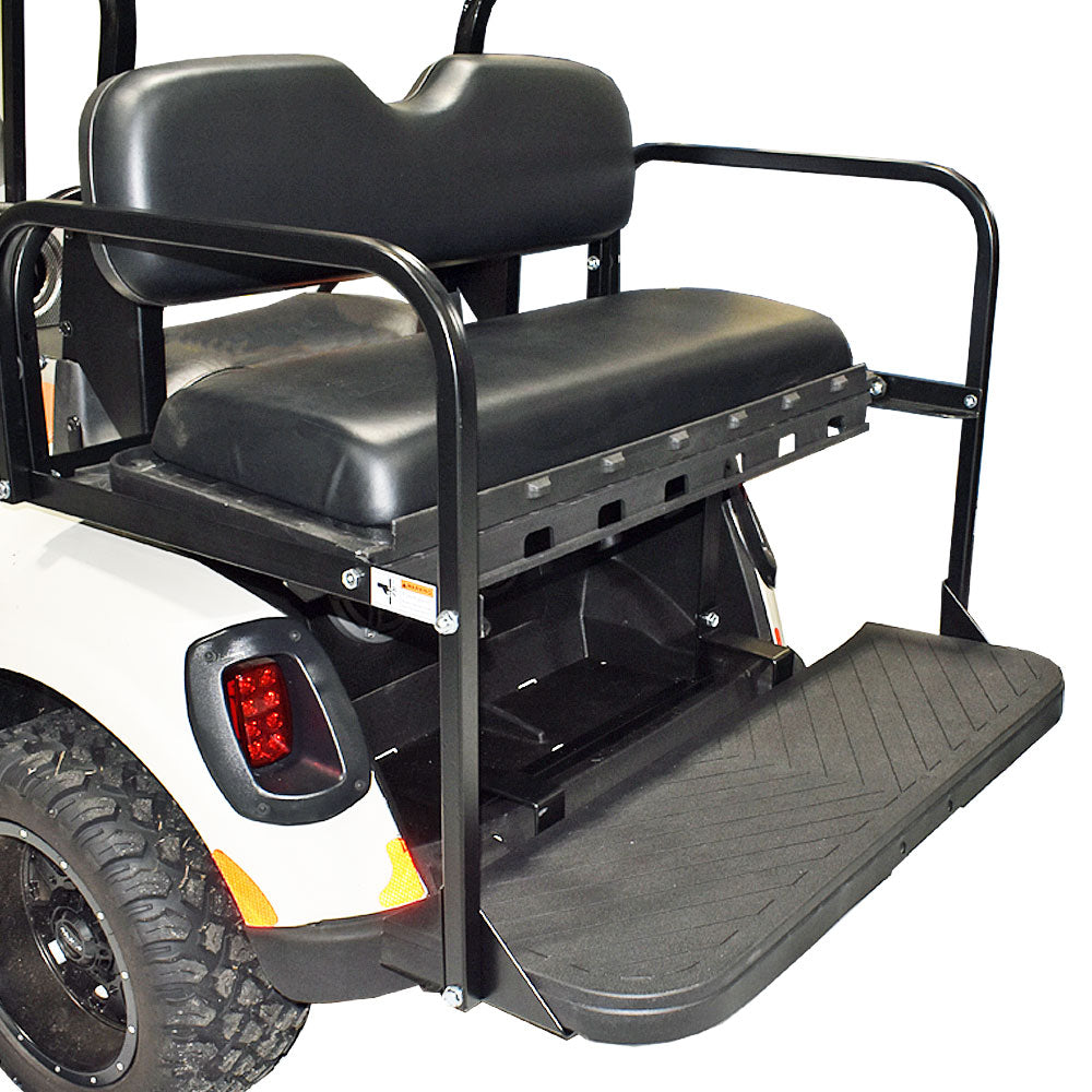 2001-Up Club Car DS - GTW® Mach 3 Black Rear Flip Seat