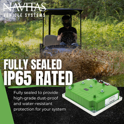 Navitas Club Car (1268 Non-ITS) 600A 5KW DC to AC Conversion Kit with On-the-Fly Programmer