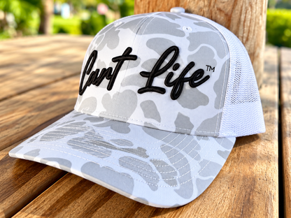 Cart Life Snow Camo  Snapback Hat
