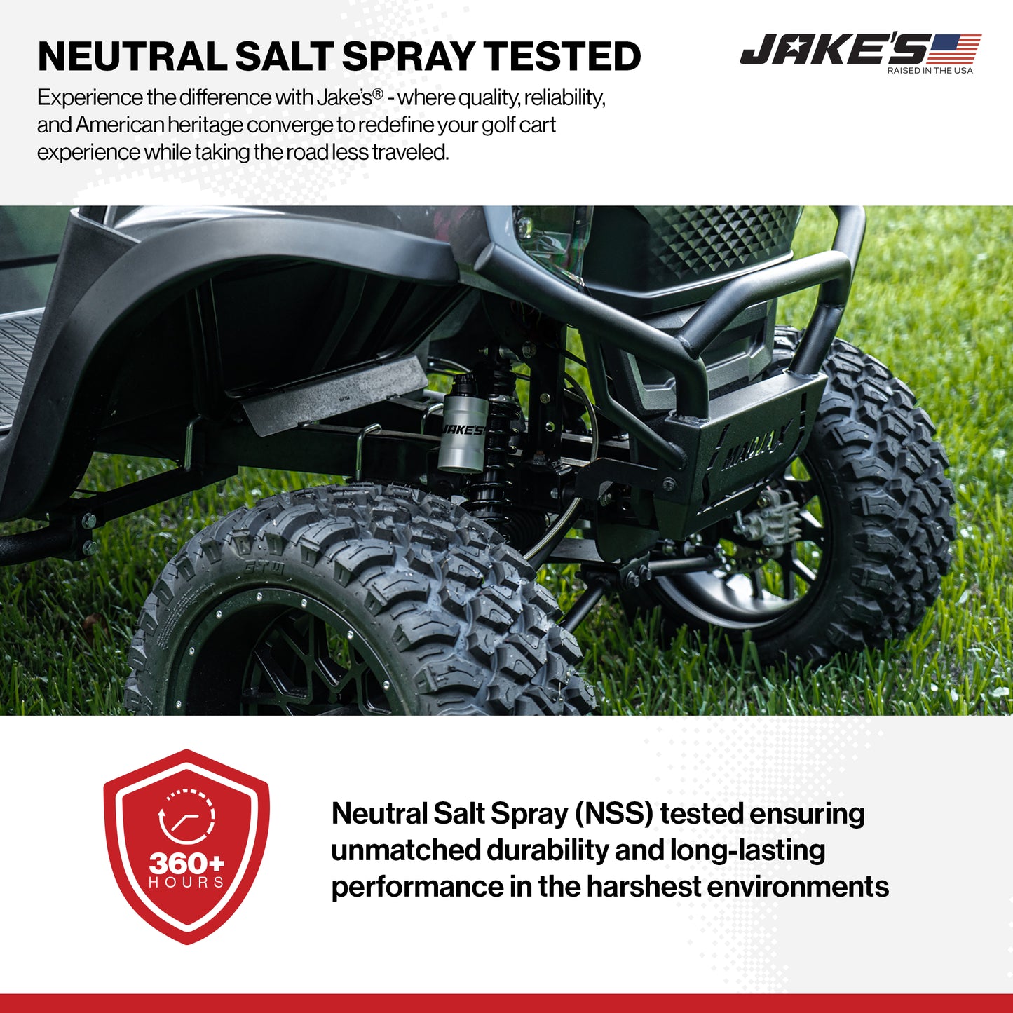 Jake’s Yamaha Drive2 Gas Models with Independent Rear Suspension Long Travel Kit (Years 2017-Up)