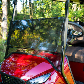RedDot® Tinted Folding Windshield  Storm with 1 Inch Struts