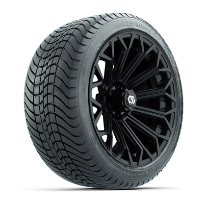 GTW® Phantom Gloss Black 16 in Wheels with 225/40-R16 Mamba Street Tires - Full Set