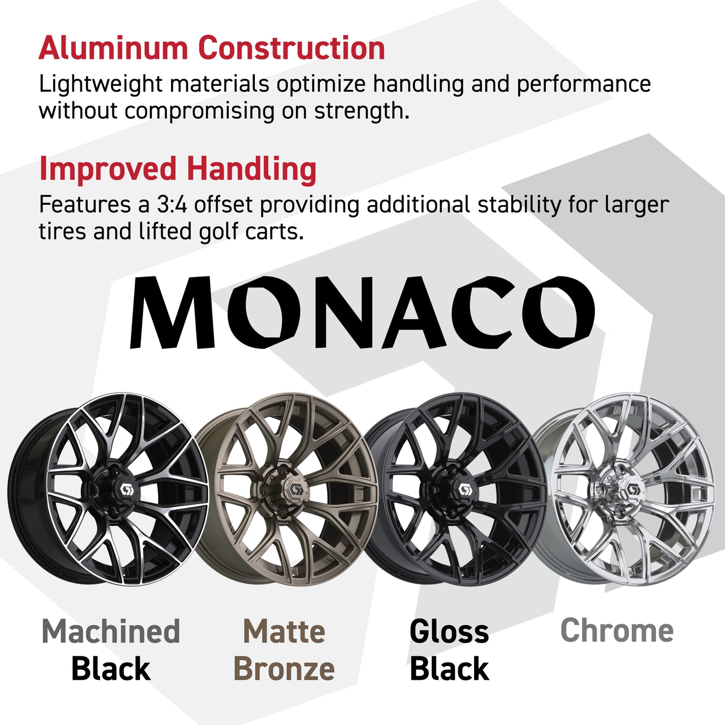 GTW® Monaco Matte Bronze 16 in Wheels with 225/40-R16 Mamba Street Tires - Full Set