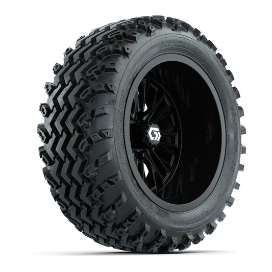 GTW® Viper Gloss Black 14 in Wheels with 23X10-R14 Rogue All-Terrain Tires - Full SetItem # A19-2646