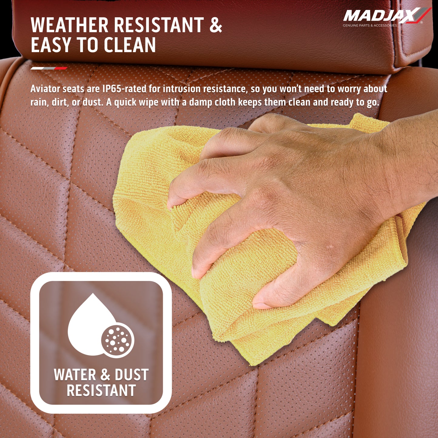 MadJax Aviator Genesis 250/300 Rear Seat Cushions - Select Color