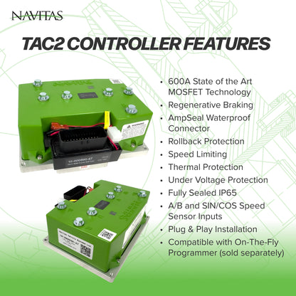 Yamaha Drive2 Navitas 600-Amp 48-Volt AC Upgrade Controller Kit Upgrade