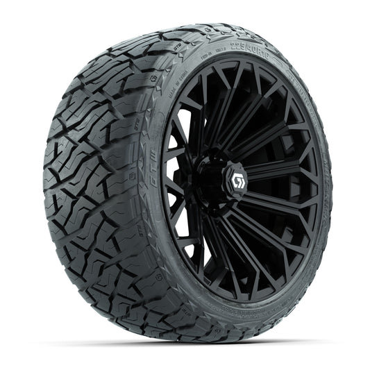 GTW® Phantom Gloss Black 16 in Wheels with 225/40-R16 Maverick Street Tires - Full Set