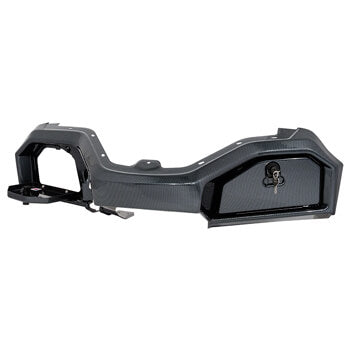 2017-Up Yamaha Drive 2 - Carbon Fiber Dash Cover with Locking Doors