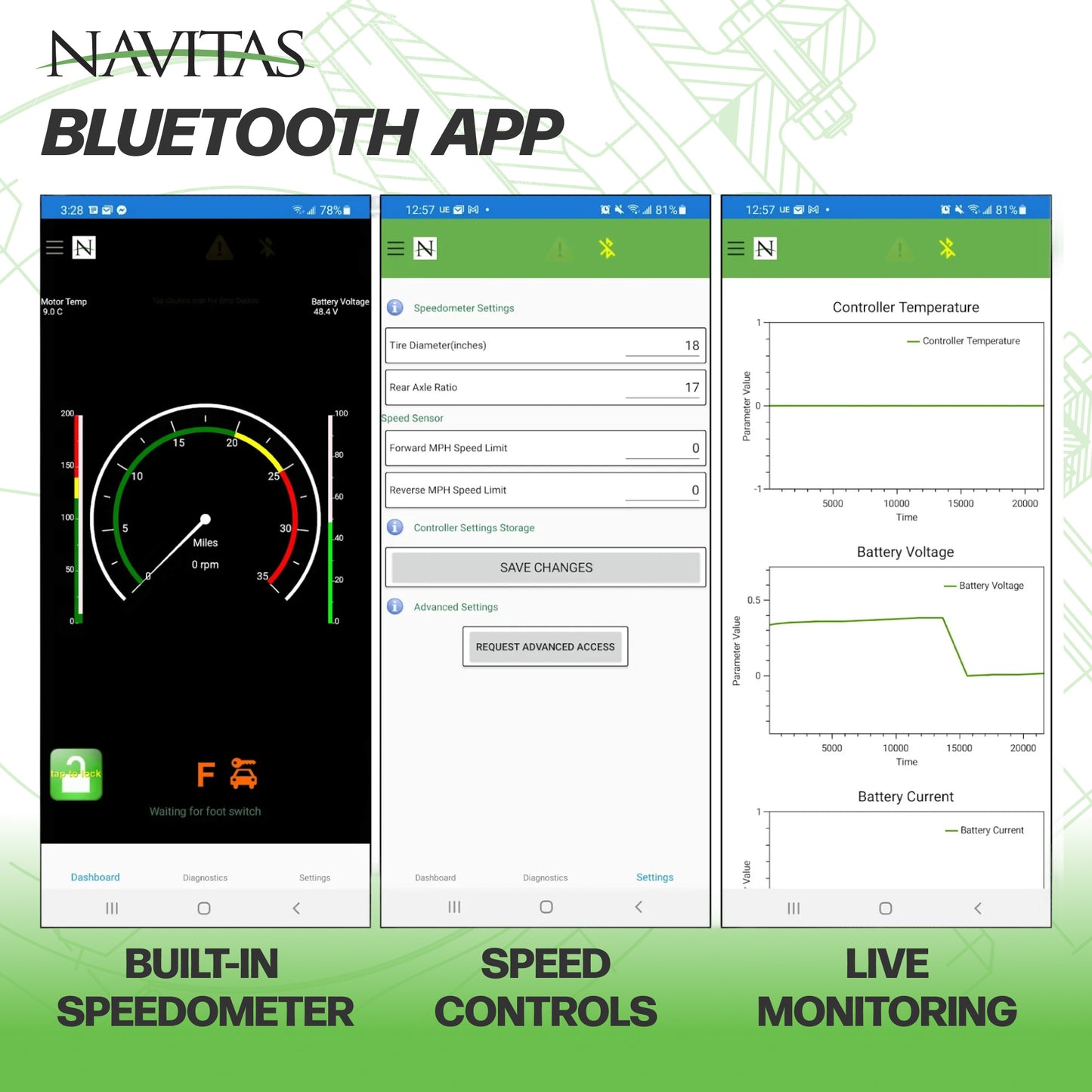 Navitas TAC3 850a Controller 48V/72V for Yamaha Drive2/G29 (JW Moric)