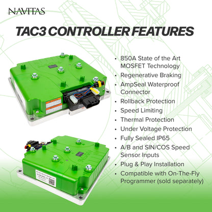 Navitas TAC3 850a Controller 48V/72V for Yamaha Drive2/G29 (JW Moric)