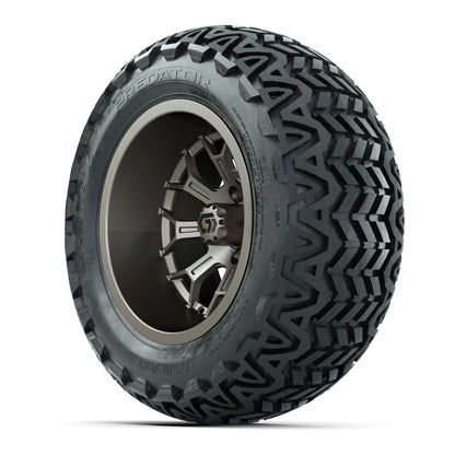 GTW® Assault Matte Bronze 14 in Wheels with 23X10-14 Predator All-Terrain Tires - Full Set