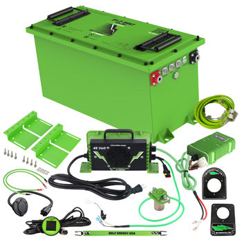 EZGO 48V 105AH Heated Bolt Energy Lithium Battery Kit