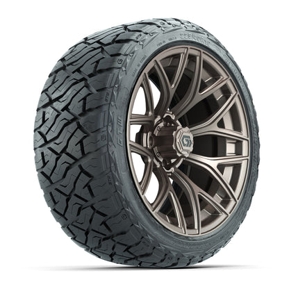 GTW® Monaco Matte Bronze 16 in Wheels with 225/40-R16 Maverick Street Tires - Full Set