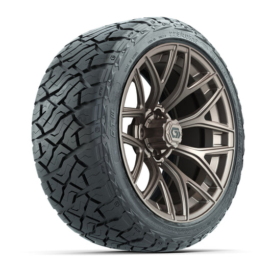 GTW® Monaco Matte Bronze 16 in Wheels with 225/40-R16 Maverick Street Tires - Full Set