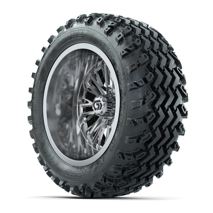 GTW® Viper Chrome 14 in Wheels with 23X10-R14 Rogue All-Terrain Tires - Full Set