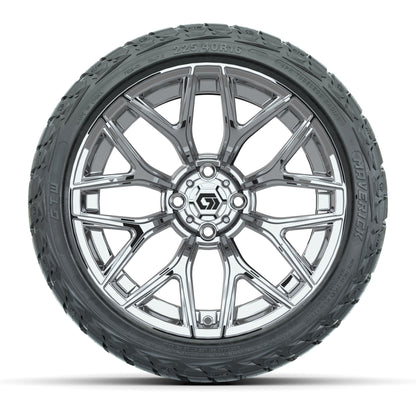 GTW® Monaco Chrome 16 in Wheels with 225/40-R16 Maverick Street Tires - Full Set